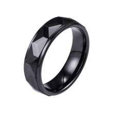 Wholesale Hot Selling Jewelry Prismatic Ceramic Ring Black Rings